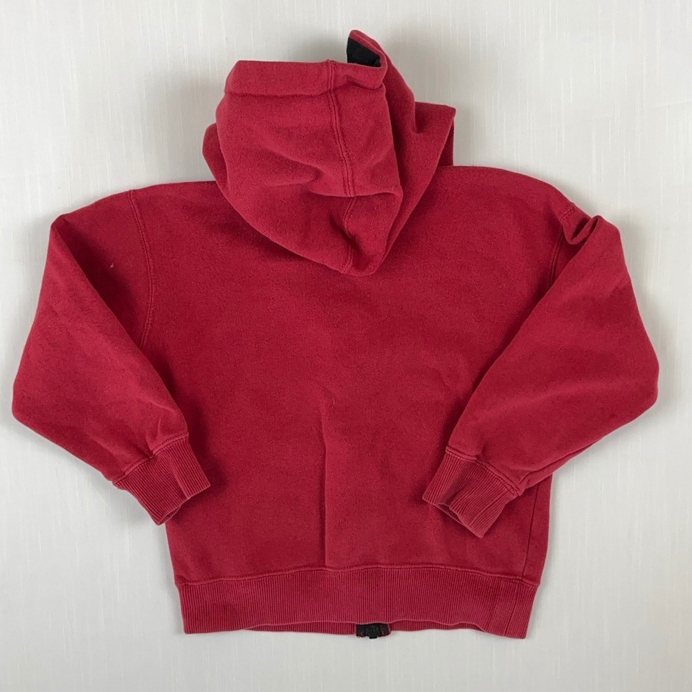Fox Racing Kids Red Full Zip Hoodie Graphic Logo Sweatshirt S - Picture 5 of 7